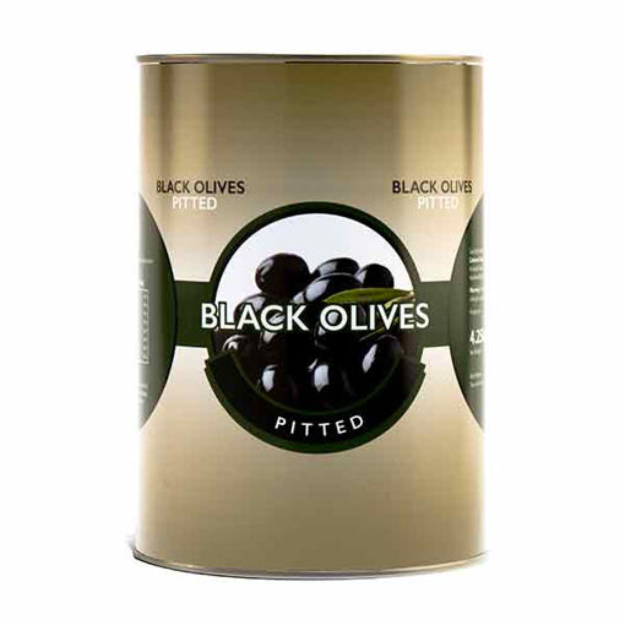 Whole Black Pitted Olives 4.25kg. (Caterers Pride) .Ideal for Salads, pasta, Snacks Dressings and Marinades.