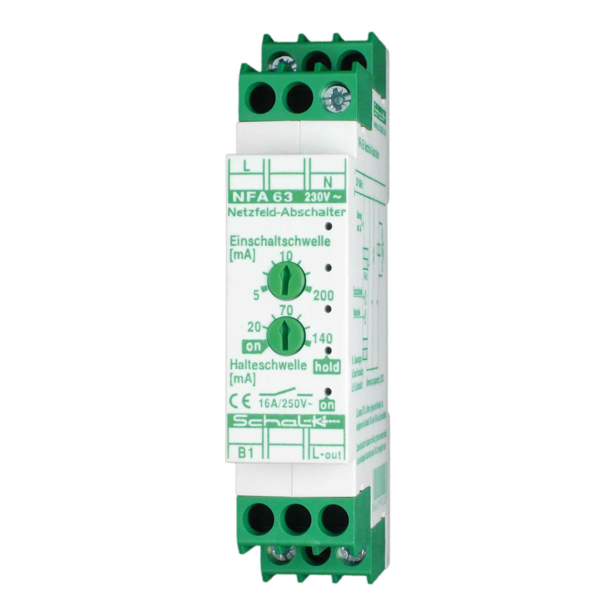 Schalk NFA 63 interruttore automatico verde 230VAC