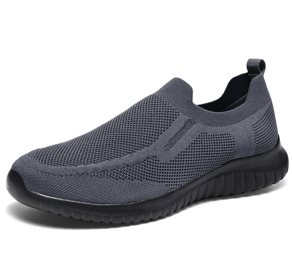 TIOSEBON Herren Slip On Sportschuhe Lässige Tennis Turnschuhe Leicht Laufen Gehen Schuhe