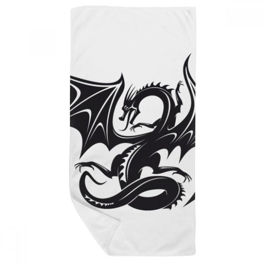 Serviette de bain dragon pour le sport et la toilette quotidienne