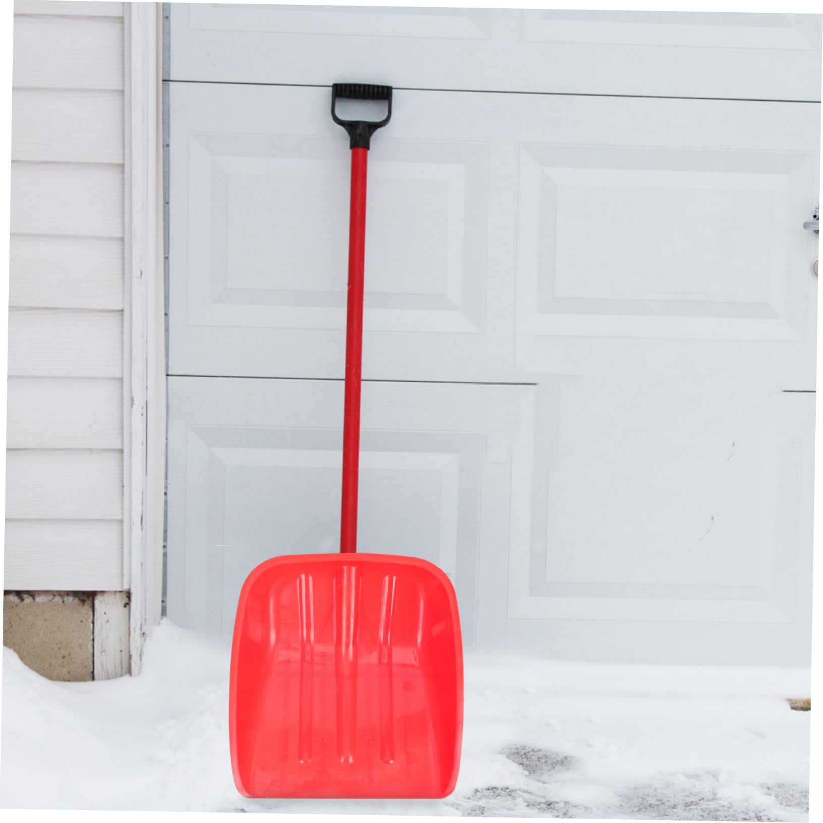 Wakauto Thickened Tempered Spade Head Snow Shovel Multi-Purpose Replacement Plastic Shovel for Outdoor Use