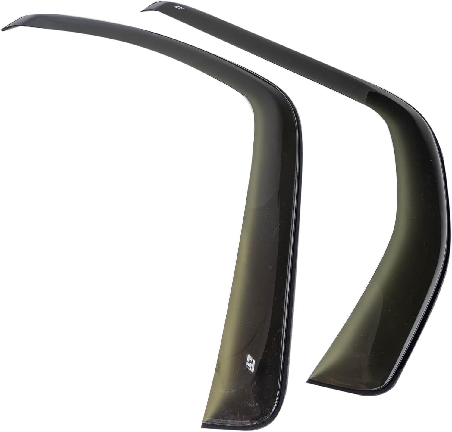 Tape-On Window Visors Deflectors Rain Guards for Kenworth T680 T880 2012–2018 | 2-Piece Set, 3M Adhesive