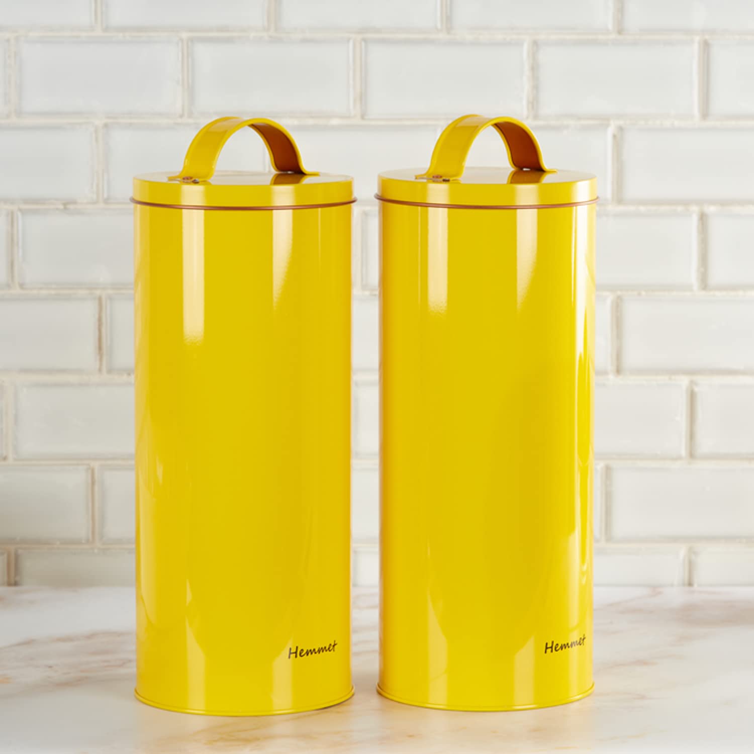 Kitchentoolz Glas-Keksdose 2er-Set – Mit Luftdichtem Deckel, 3,5 Liter, Für Süßigkeiten, Mehl, Tierfutter
