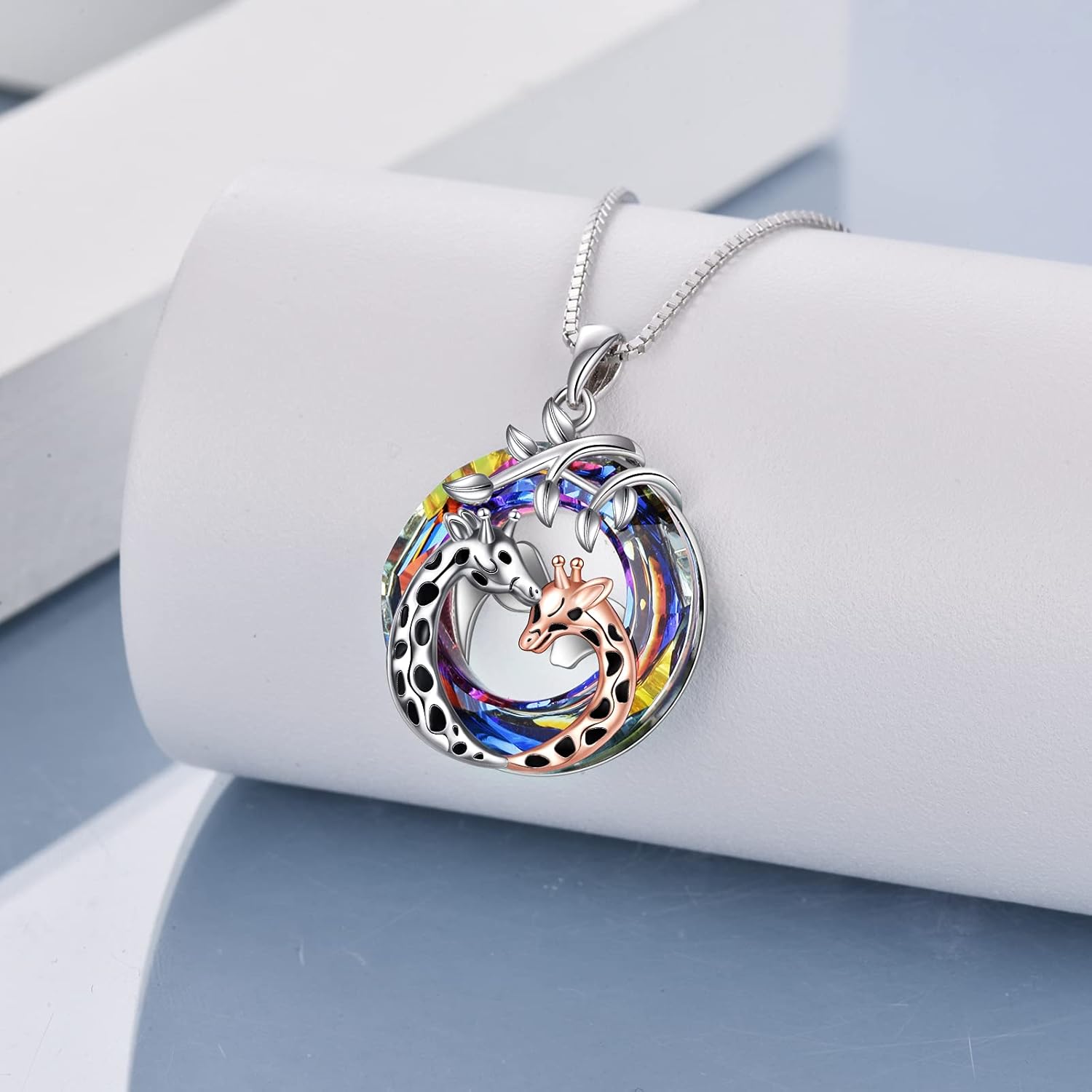 AOBOCO Christmas Jewelry Gifts for Her Mother Daughter Girlfriend Necklace - Image 2