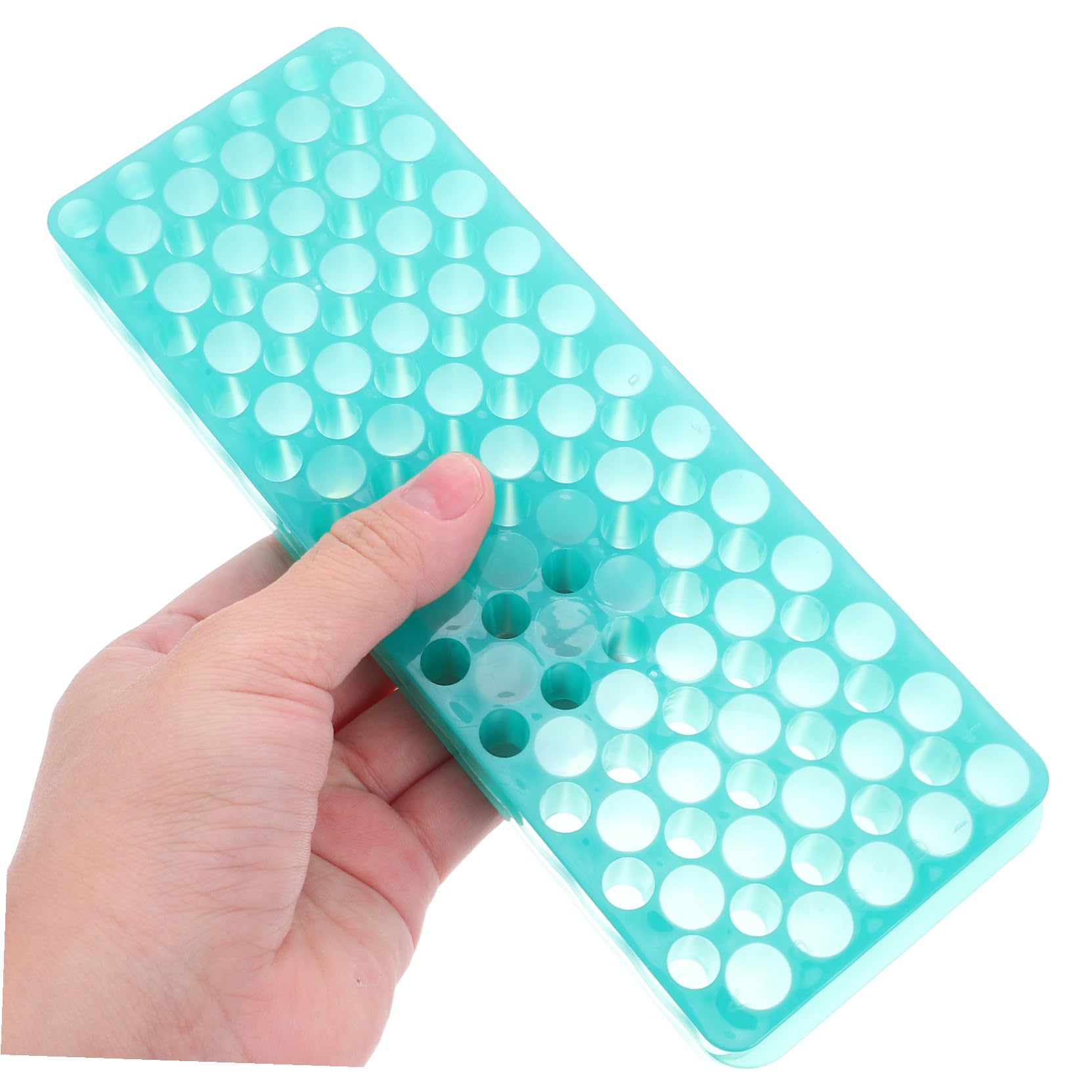 6 Stück Röhrchenhalter 60-loch Kunststoff für Mikrozentrifugenröhrchen | Probenflaschen, Labor und Testanforderungen, Sichere Positionierung, Platzsparende Konstruktion, 0, 5–2ml