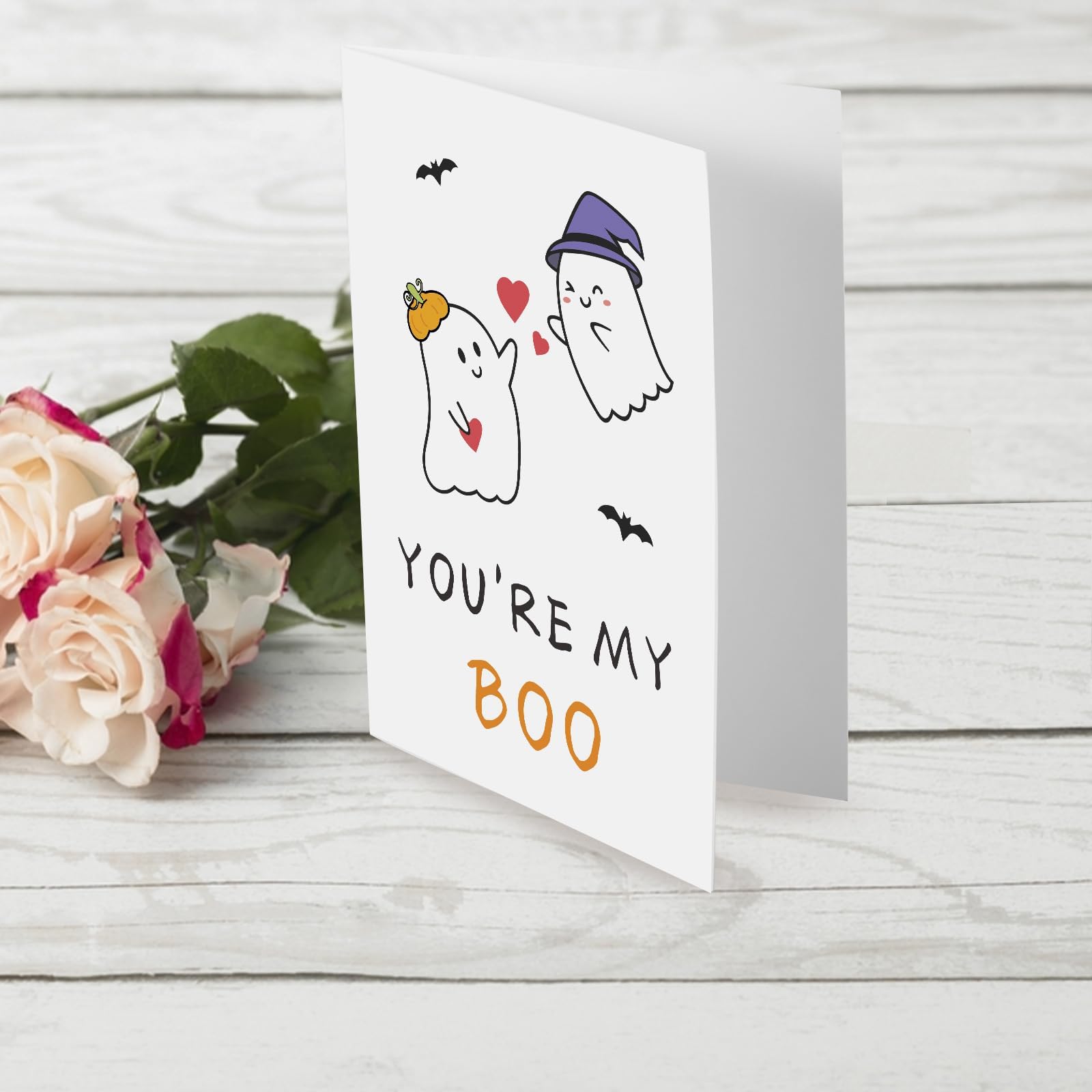 Boo Halloween Karte – Gruselige Geschenke Für Freund/Freundin, Coworker, Valentinstag
