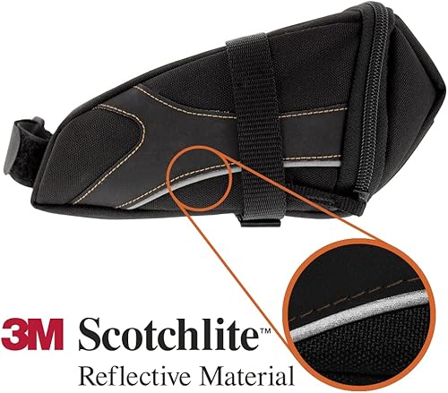 Vista 5 de BV, Bolso para asiento de bicicleta ajustable con correa