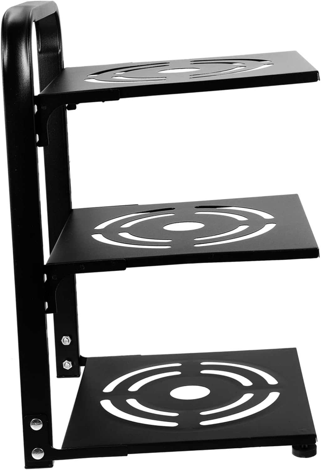VALICLUD Multifunctional Adjustable Pot Organizer Rack Space-saving Kitchen Storage for Cabinet Countertop Easy Installation for Pots and Pans