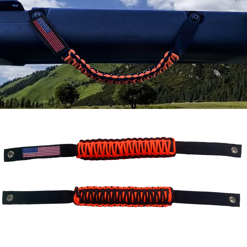 Buy WeDoi Roll Bar Grab Handles for Ford Bronco 2021 2022 Paracord Grip