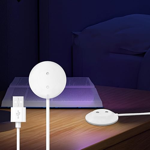 Miniatura 6 de Cargador magnético para masajeadores de rosas, cable de carga USB, estación base de cable, color blanco