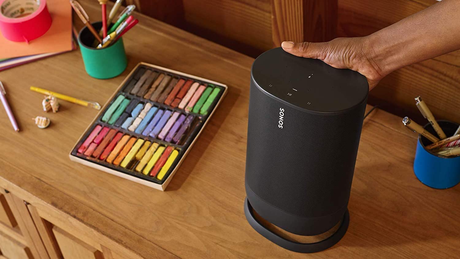 Sonos Move - Altavoz inalámbrico negro (renovado)