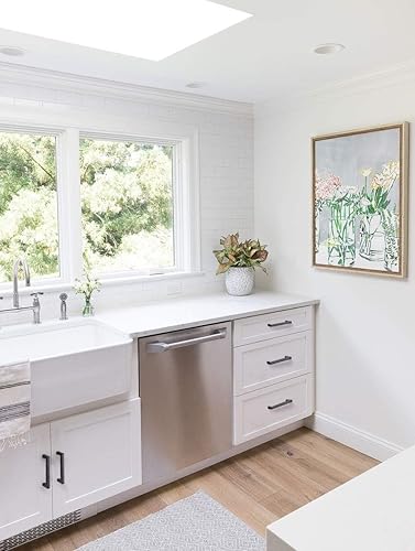 Vista 93 de Ravinte Paquete de 20 manijas cuadradas de gabinete de cocina de 18 pulgadas, color negro mate, tiradores de cajón negros, manijas de gabinete