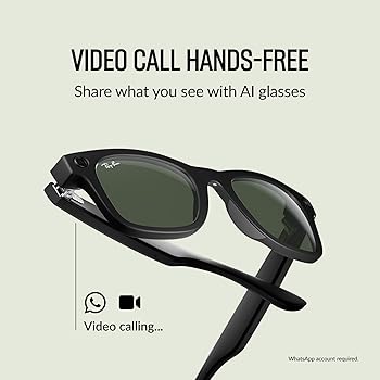 Ray-Ban  スマートグラス Wayfarer Amazon.com: Ray-Ban | Meta Wayfarer (Gen 1) with Meta AI