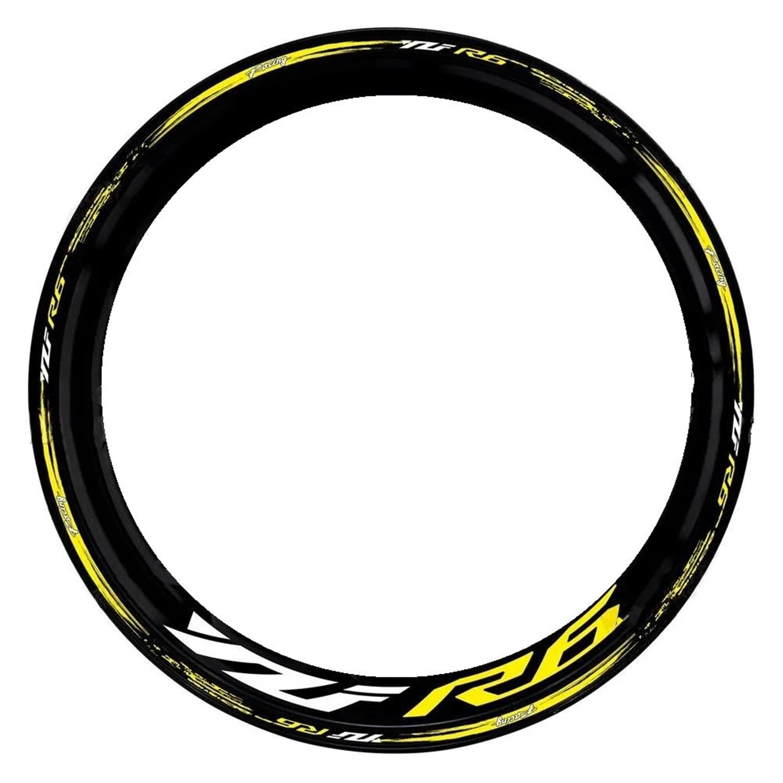 Wheel Stickers Motorcycle Wheel Stickers for YZF-R6 YZF R6 Rim Sticker Hub Decals Night Reflective Decorative Rim Reflective Decal