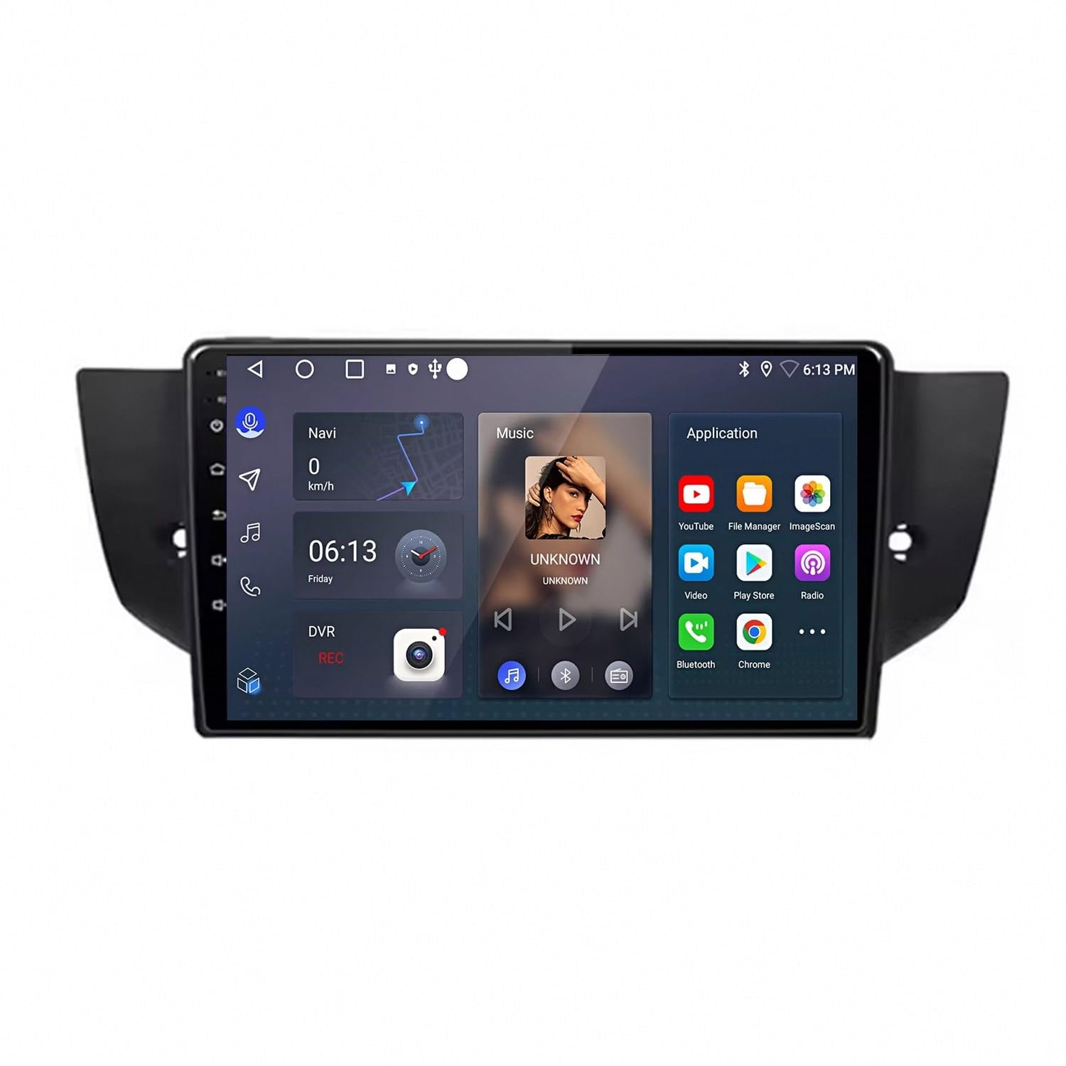 Navegación de Video del Automóvil para Roewe MG 550 6 MG6 2008-2015 Mirror Link, Incell Touchscreen Radio Coche con Bluetooth Radio USB/Eq Comandos Al, 8 Nuclear 8G+256G