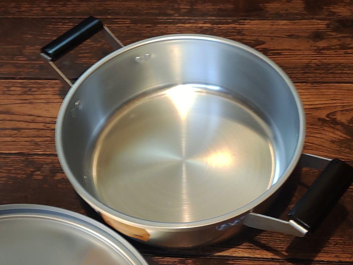 両手鍋20cm ニギリ矢 NIKKAL DELUXE 昭和レトロ Amazon.co.jp: 両手鍋22cm ニギリ矢 浅鍋 日本製 レトロ