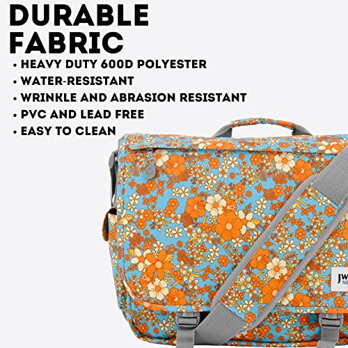 Image of J World New York Thomas Laptop Messenger Bag for Women & Men. Kids Computer Bookbag
