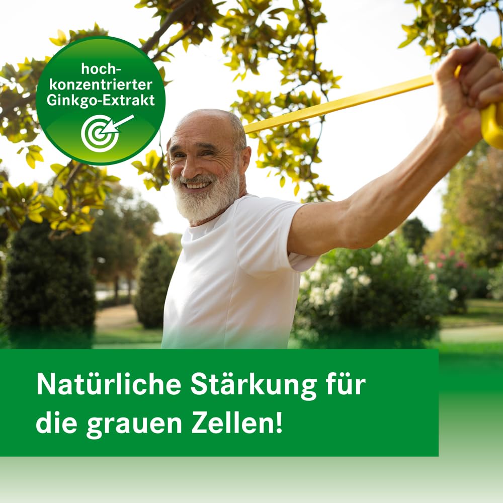 GINKGOVITAL Heumann 120 mg Filmtabletten, Ginkgo-biloba, 120 St. | Trockenextrakt aus Ginkgo-biloba-Blättern, stärkt Gedächtnis & Konzentration, verbessert die Durchblutung*