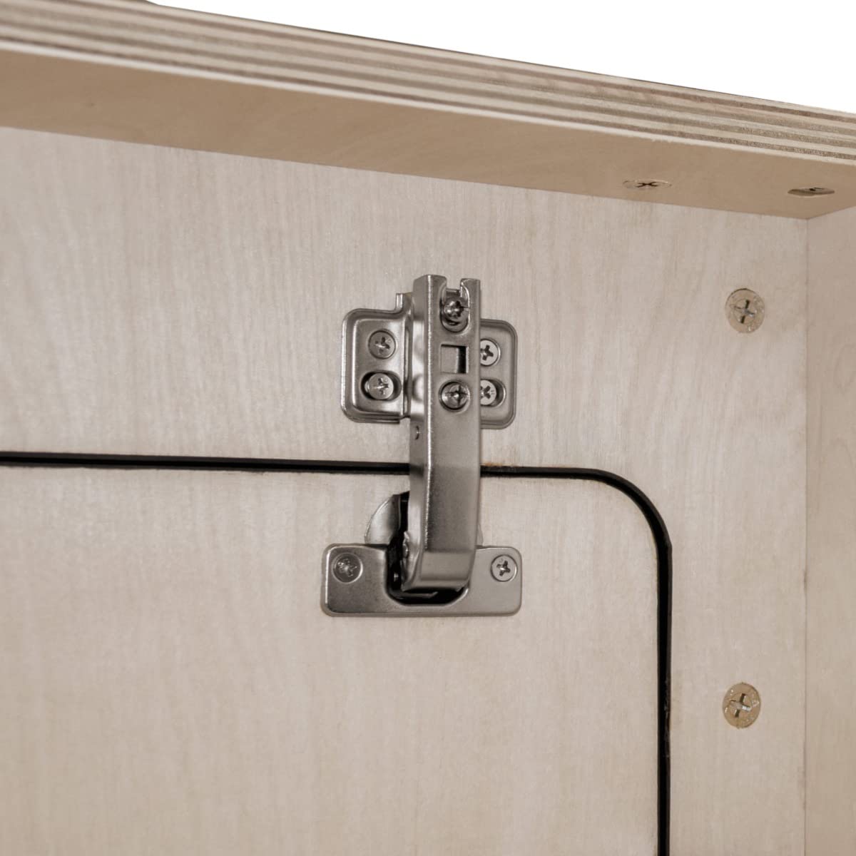 Armario Almacenaje Madera Autocaravana con Acabado Negro 100x25x25cm Gabinete Almacenamiento Kit Mueble Camper 2 Puertas con Divisor Central Bisagras Cierre Suave Manijas con Botón+Kit Fijación GRATIS