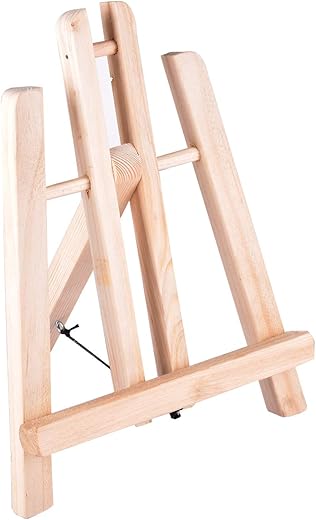 Variety Canvas Easel Stand Tabletop A-Frame Wooden Easel Size - 12"