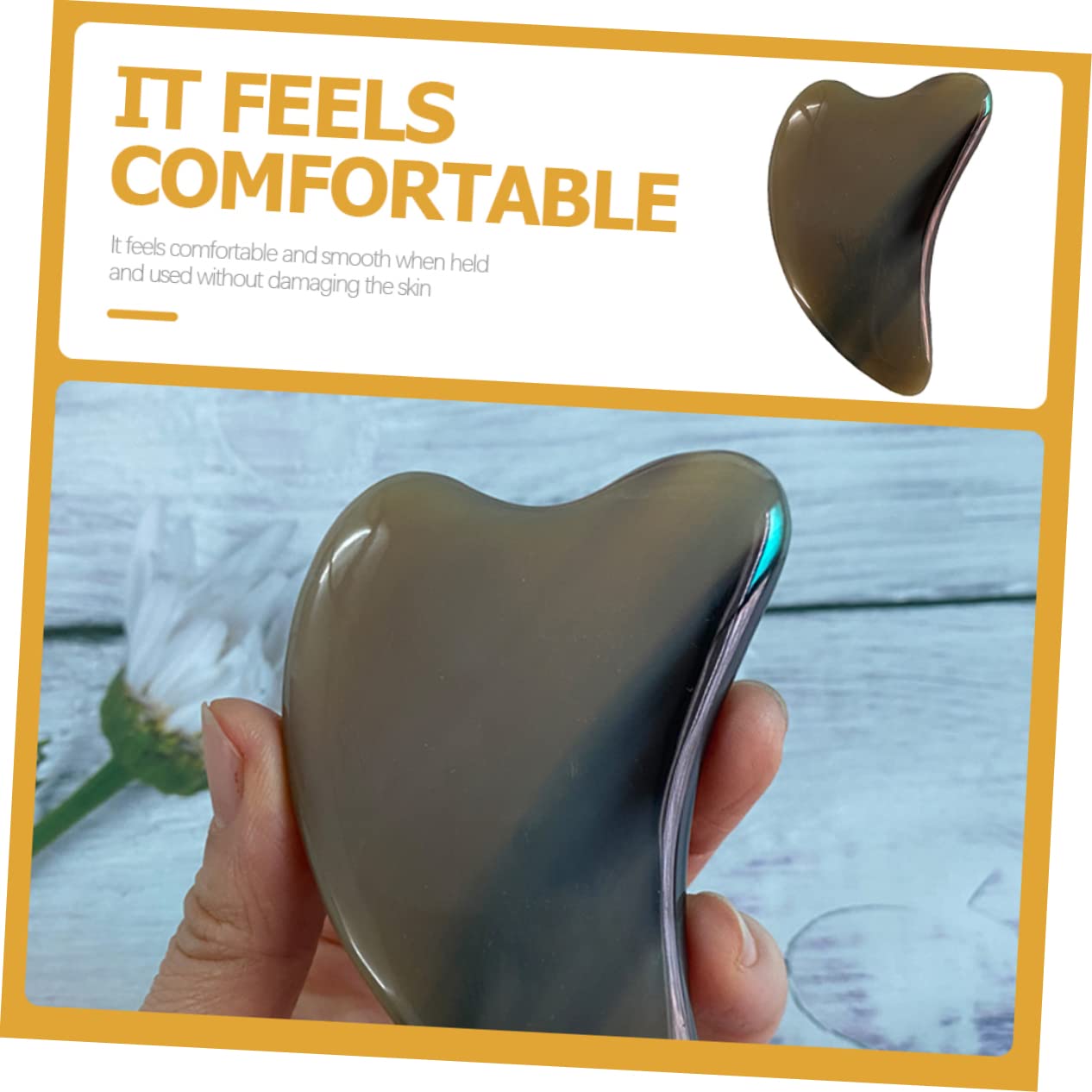 minkissy 5piezas Guasha Board De Para Masaje Facial y Herramienta Multifuncional Para Aliviar La y La Circulación Para Profesional y Personal
