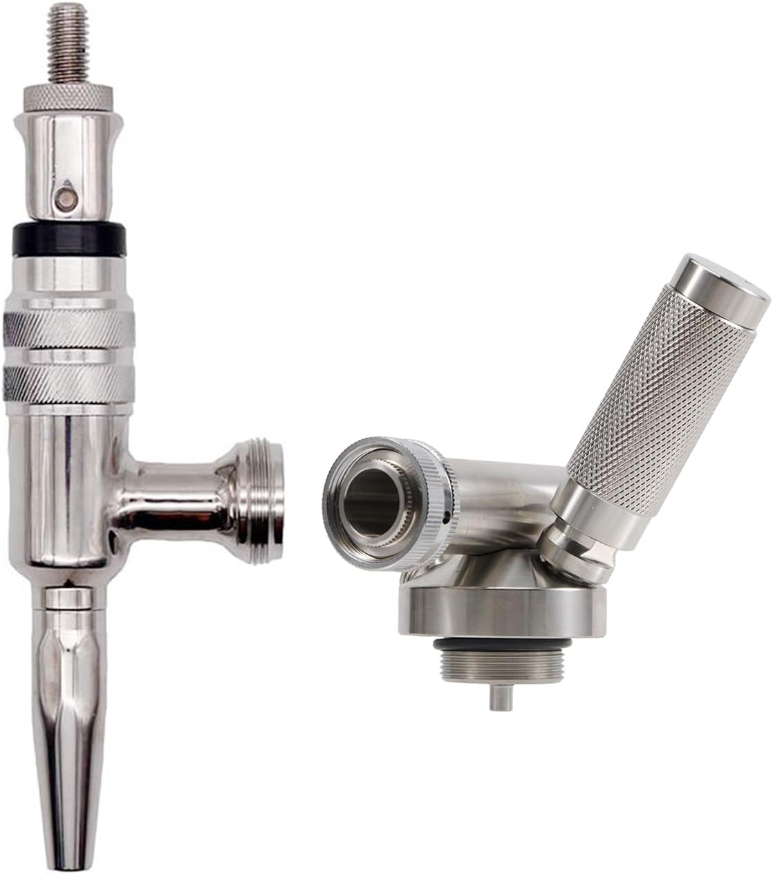 Nitro Cold Brew Coffee Marker Dispenser Head Stainless N2 Holder Stout Faucet All Stainless Steel 304 Homebrew(Stout Faucet)