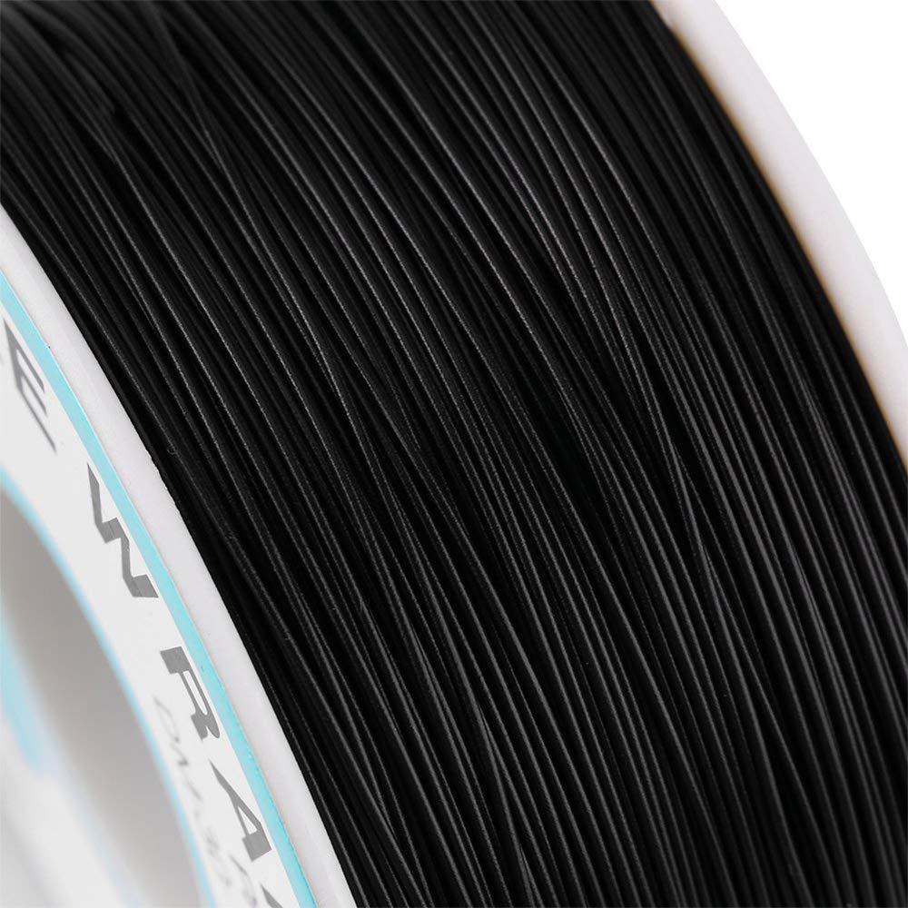 Cable Electrónico 30 AWG, 250 Mts (820 Pies) Rollo, Diámetro Núcleo 0,25mm (0,01 pulg.), Hilo Cobre para Soldadura PCB (Negro, Rojo, 250m/Rol, 2 Rollos)