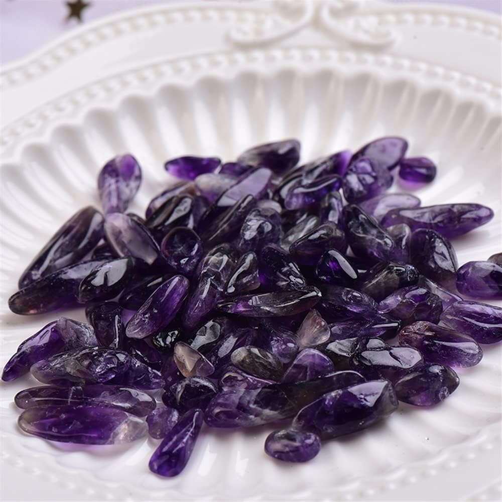 Domowe Kolekcje Naturalne Magiczne Kamienie Naturalne Żwir Kryształy Chip Kwarc Minerały Upadkowe Agaty Kamienie szlachetne Wystrój Akwarium Domowe (Kolor: L, Rozmiar: 100g)
