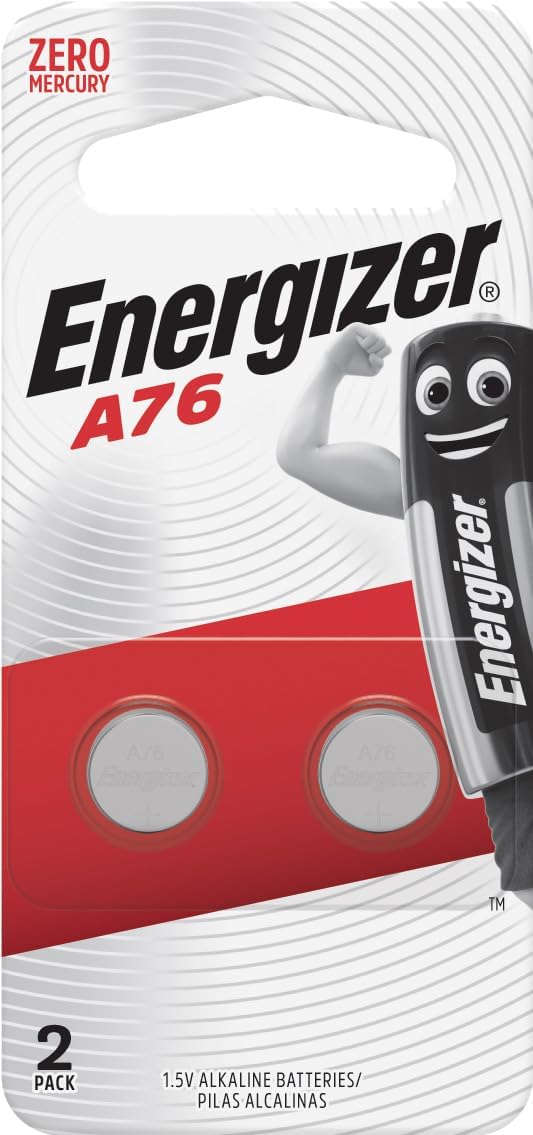 Energizer A76 Alkaline Batteries Pack of 2