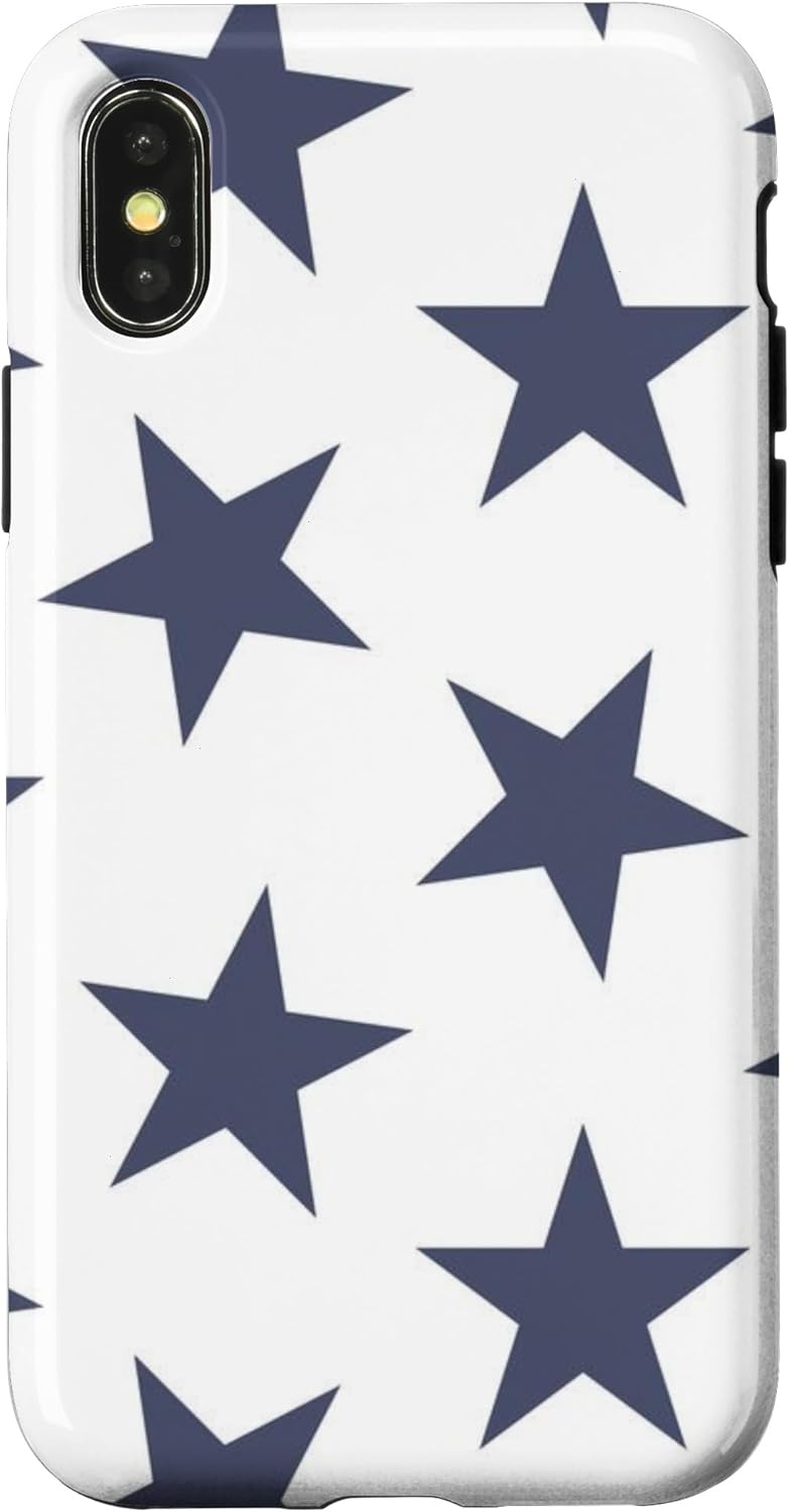 Navy Stars Case for iPhone 12/12 Pro