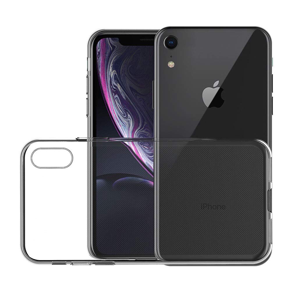 Cover AICEK Per IPhone XR: Custodia Sottile In TPU Trasparente Con Protezione 360° E Anti-impronta