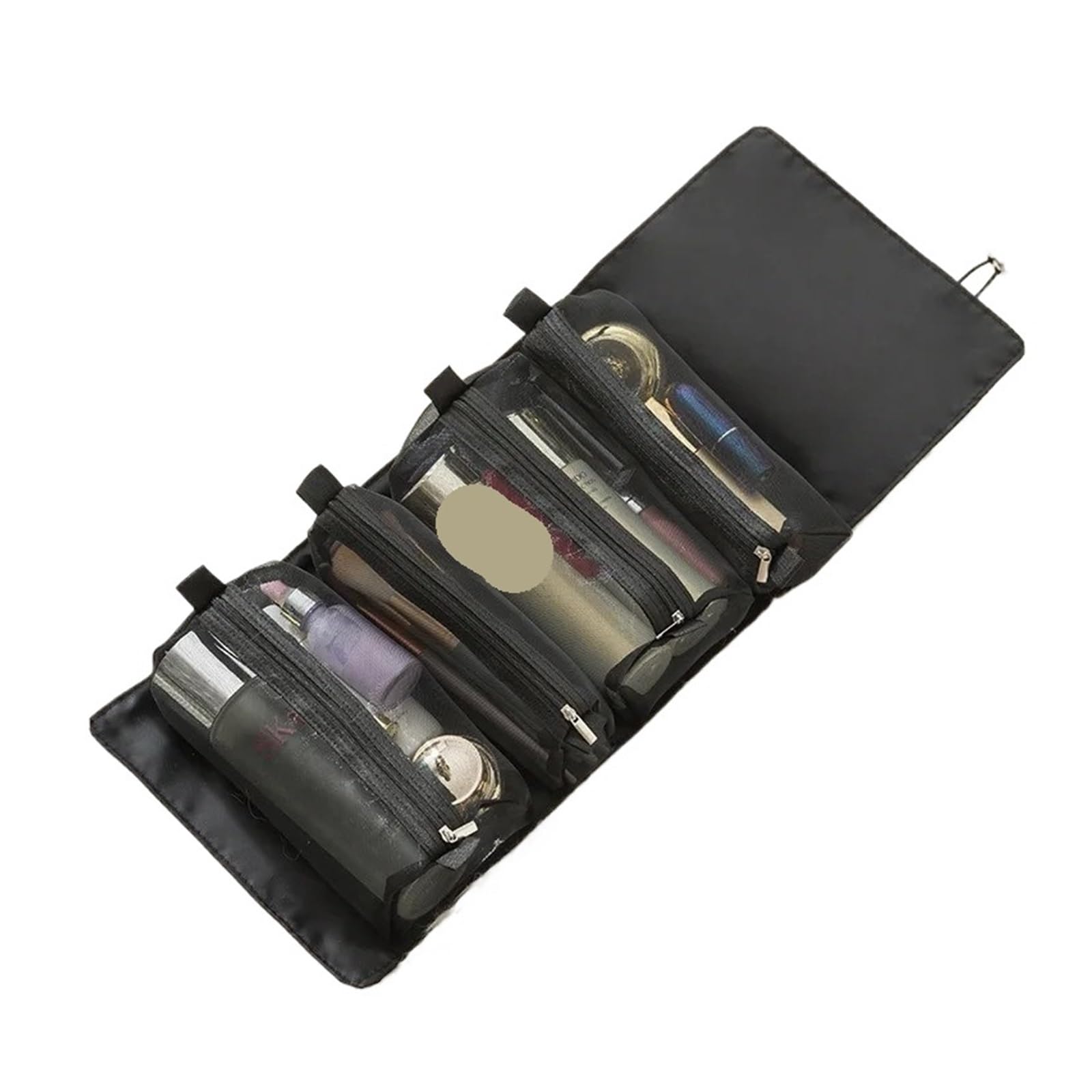 Trousse de toilette pliable idéale pour le rangement des cosmétiques