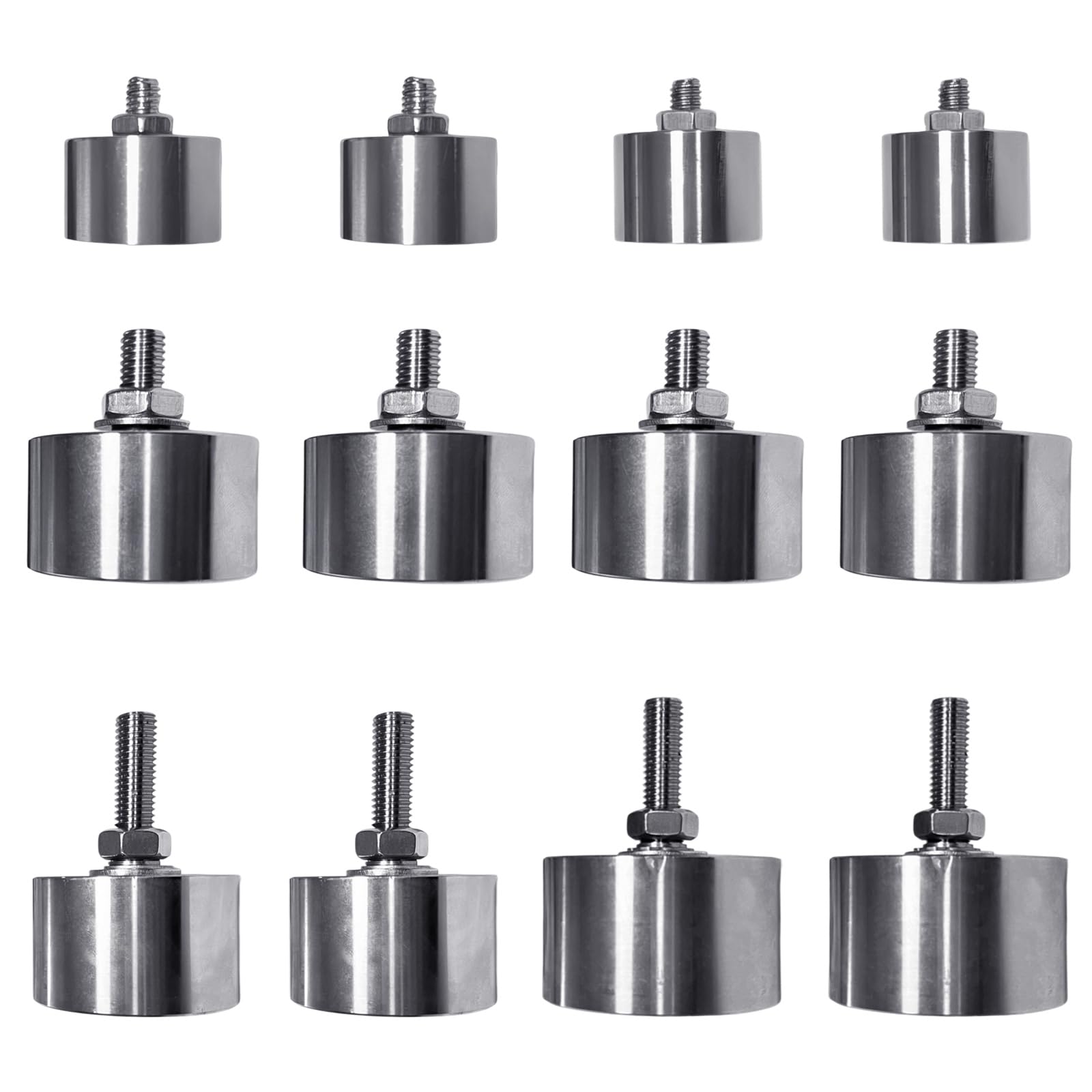 Rollenrad mit Gewindebolzenlager, 304 steel 68X40MM