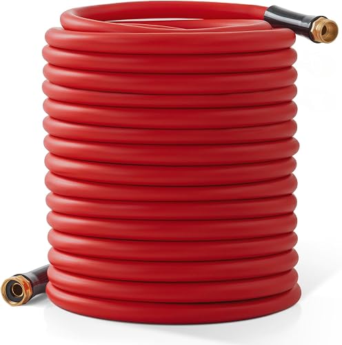 Garden Hose 200ft x 5/8” Hot/Cold Water Hose, -50°F to 190°F, Red