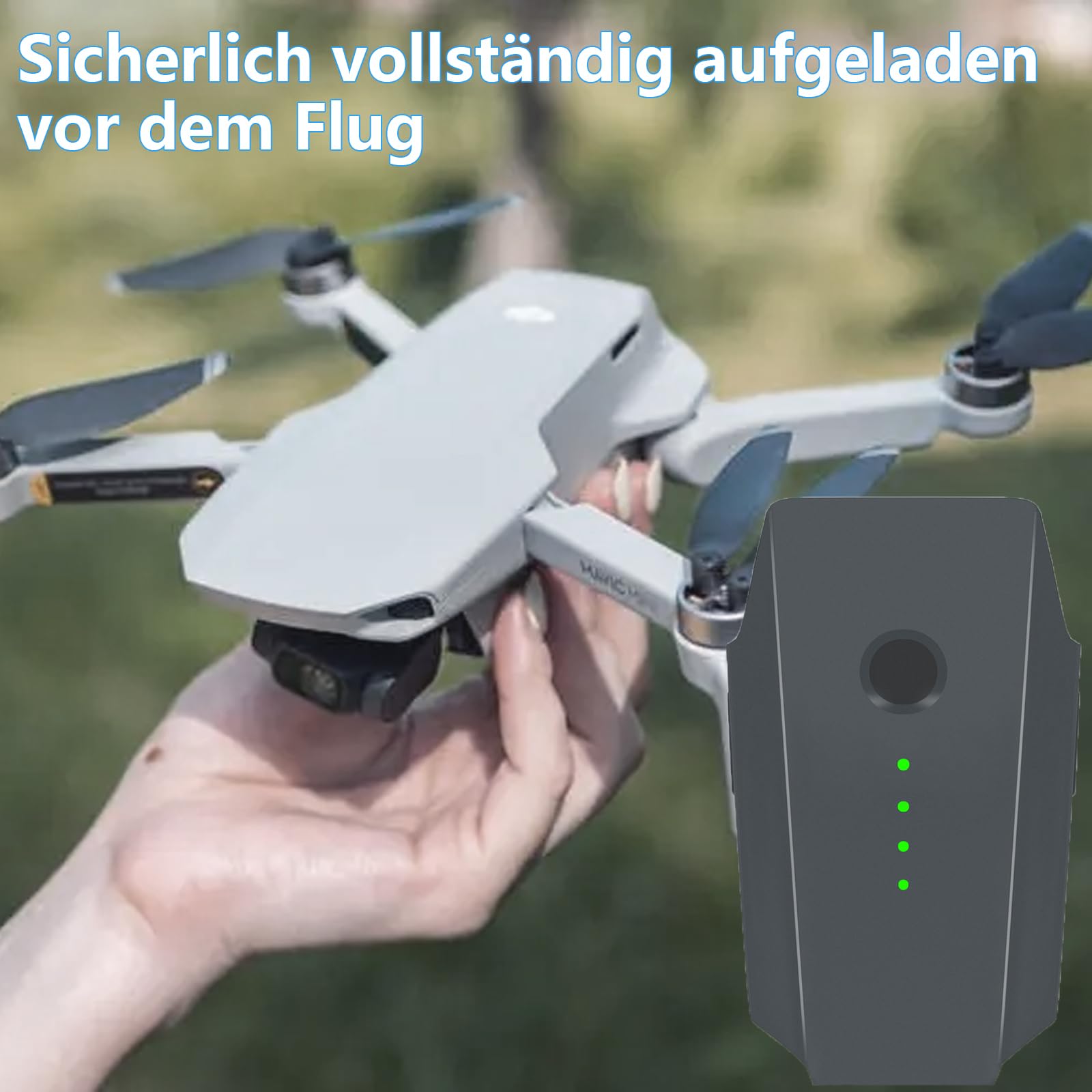 Homesuit Mavic Pro - Batería de repuesto para DJI Mavic Pro Platinum, Alpine, White Drone (2 unidades, 11,4 V, 3830 mAh)