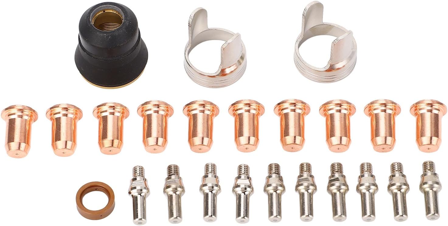 - Plasma Cutter Tips, 24 Piece IPT40 Tip Electrode Kit, Plasma Cutter Accessories for CUT 55DS Pro CUT 65DS