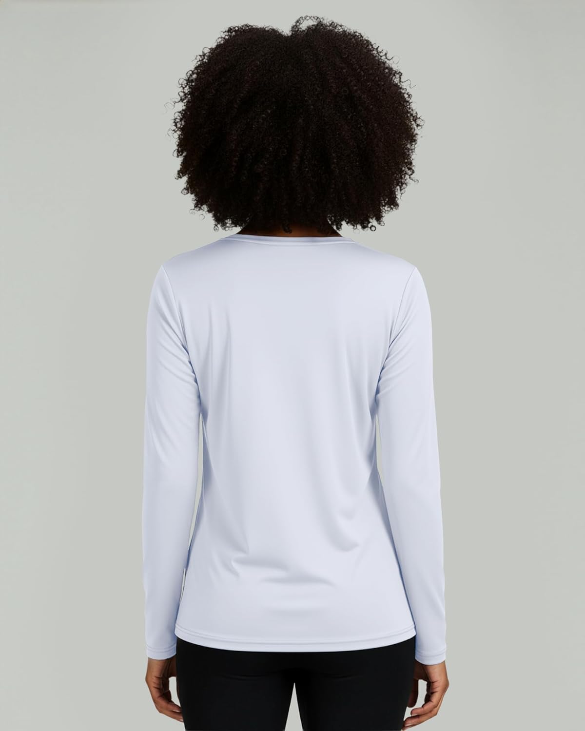 Real Essentials 4 Pack: Women's UPF 50+ Quick Dry Fit Sun Shirts Long Sleeve UV SPF Hiking Top Outdoor (Available in Plus) - Image 6