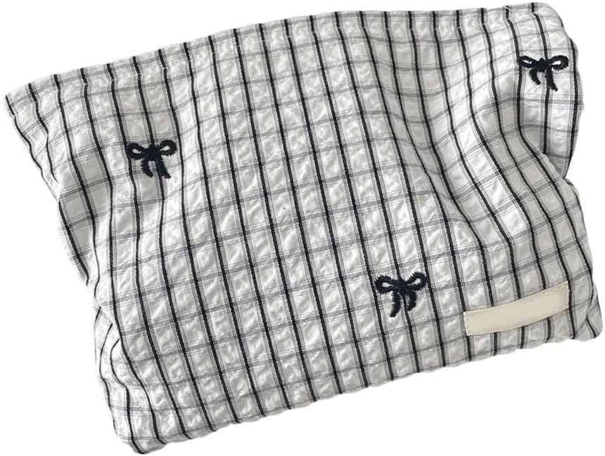 Plaids Travel Toiletry Bag Fashion Makeup Bag Handbag Travel Cosmetic Bag