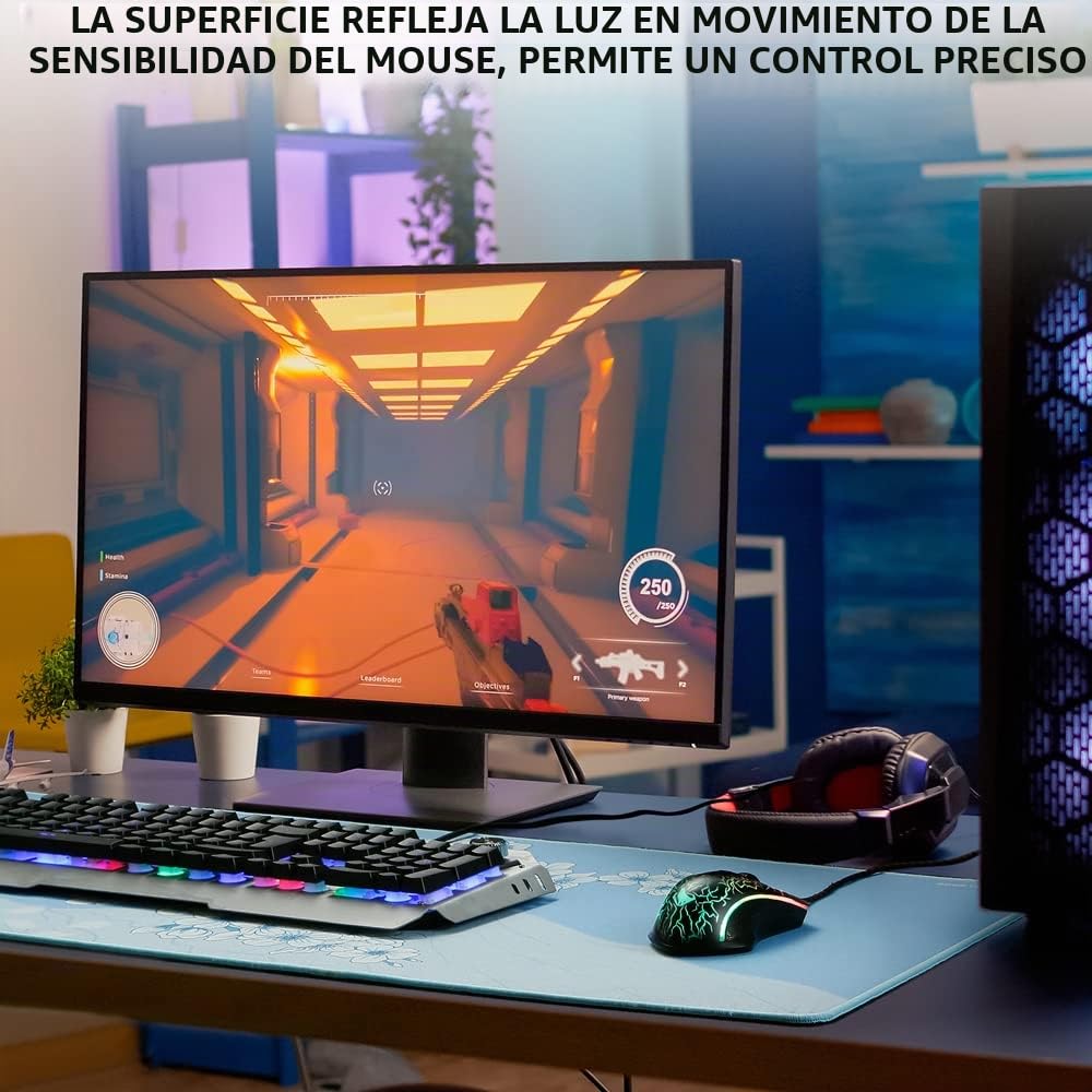 Alfombrilla de ratón para Juegos X-Raypad Aqua Control 2 AC2, Ultra Alta precisión con Velocidad Capacidad de Control, diseñada para Jugadores Fps con Bajos requisitos de dpi