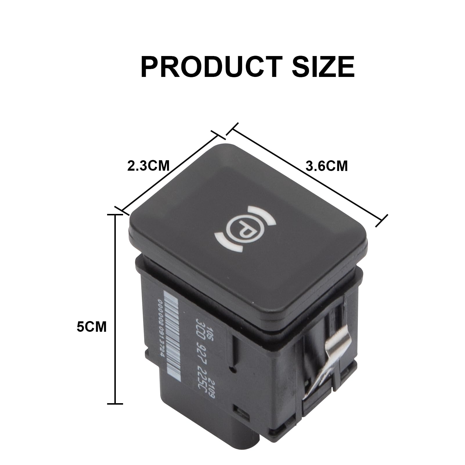 Przycisk hamulca ręcznego łącznik do Passat B6 CC 3C R36 2005-2012, MangWany elektroniczny przełącznik postojowy przycisk 3C0927225B 3C0927225C
