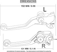 Vista 5 de Palancas de embrague de freno pivotante CNC para Yamaha XT250X XTZ125 2003-2009 2010 2011 2012 2017 CNC palancas de embrague de freno giratorio