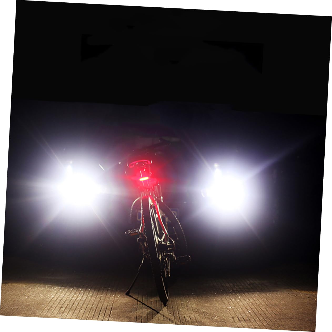 BESPORTBLE 2pcs Bike Tail Light Waterproof Led Rear Safety Light 600mah Rechargeable for Night Riding