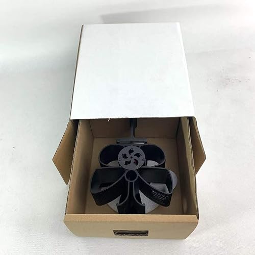 Miniatura 5 de Forma de mariposa ventilador de chimenea de 456 cuchillas área de calefacción ampliada accesorios de estufa de leña adecuado para estufa de