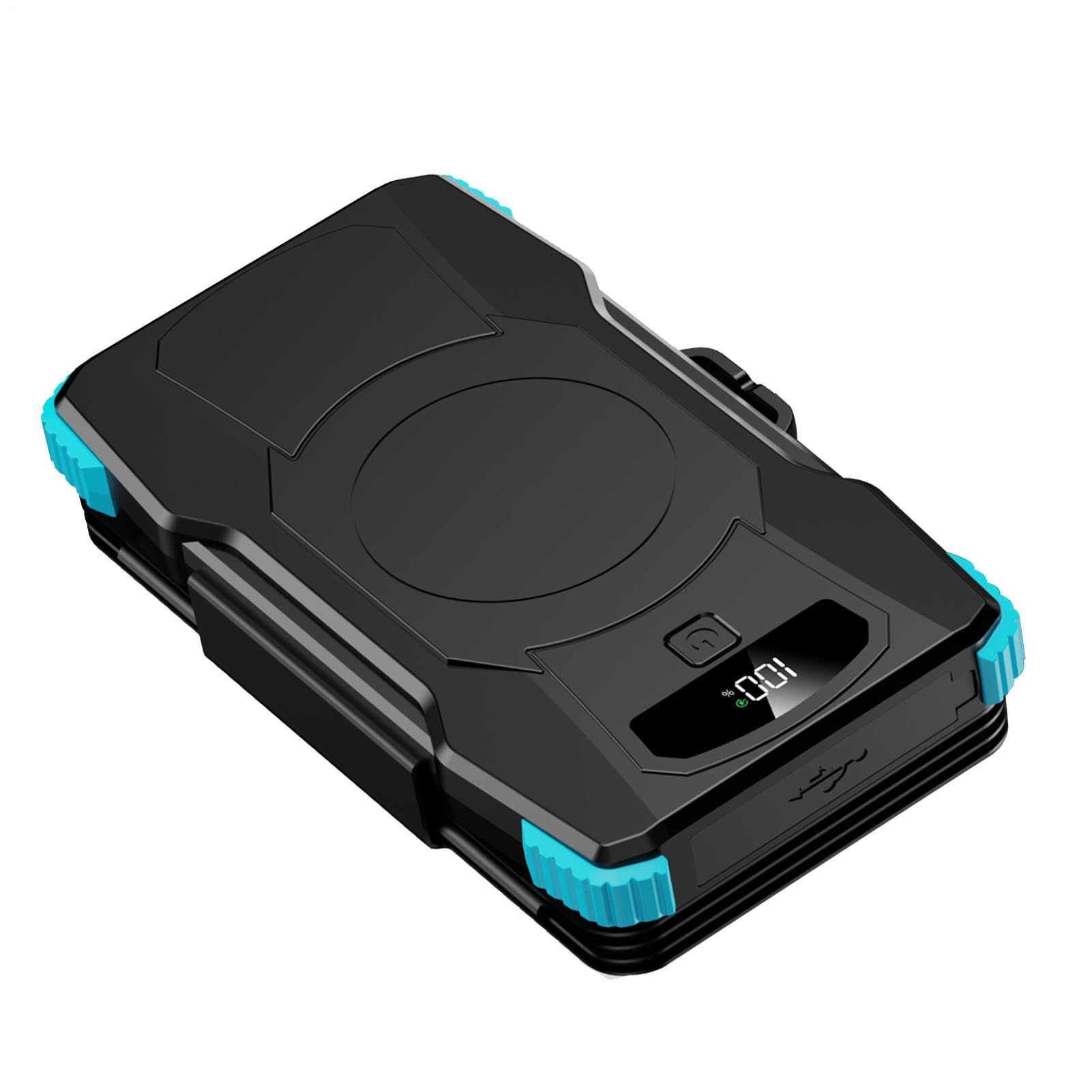 Chargeur Solaire Power Bank Batterie Externe sans Fil 20000mAh avec Lampe