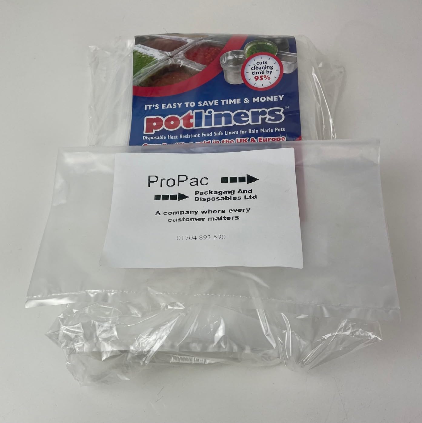 100 x Bain Marie Disposable Clear Pot Liners (Size 4 Round)(4.5litres) Free P&P On All Products