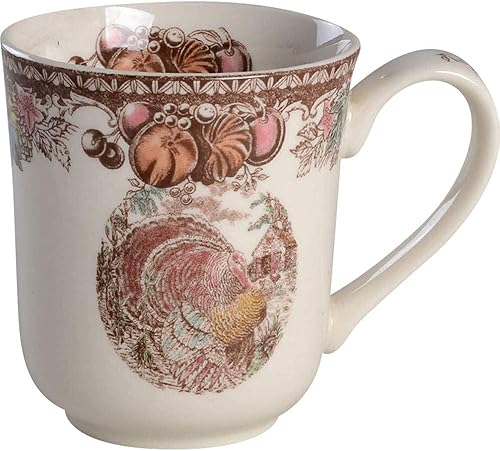 Johnson Brothers Autumn Monarch - Taza de piedra de hierro (12 oz)