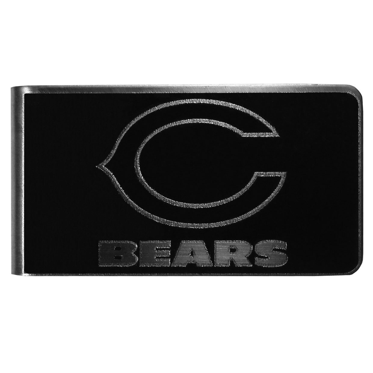 Siskiyou NFL Unisex Black and Steel Money Clip