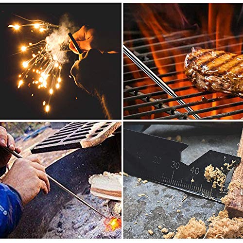 Loijon Conjunto de ferramentas de pederneira ao ar livre Ferramentas de emergência para maçarico de