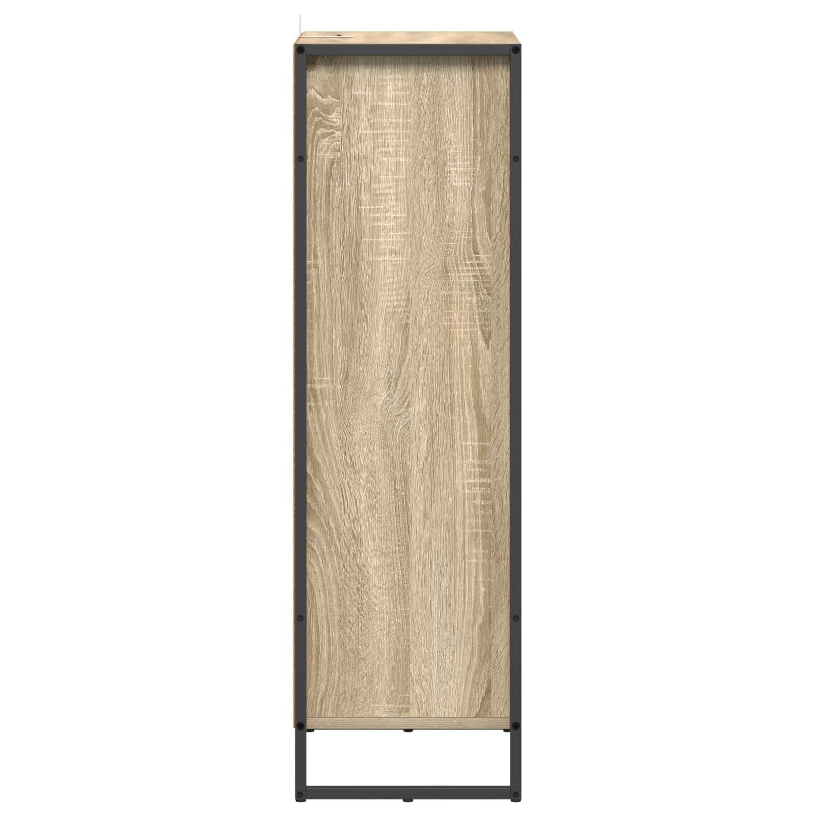 vidaXL Badkamer Kast Sonoma 40 x 30 x 100 cm Bewerkt hout