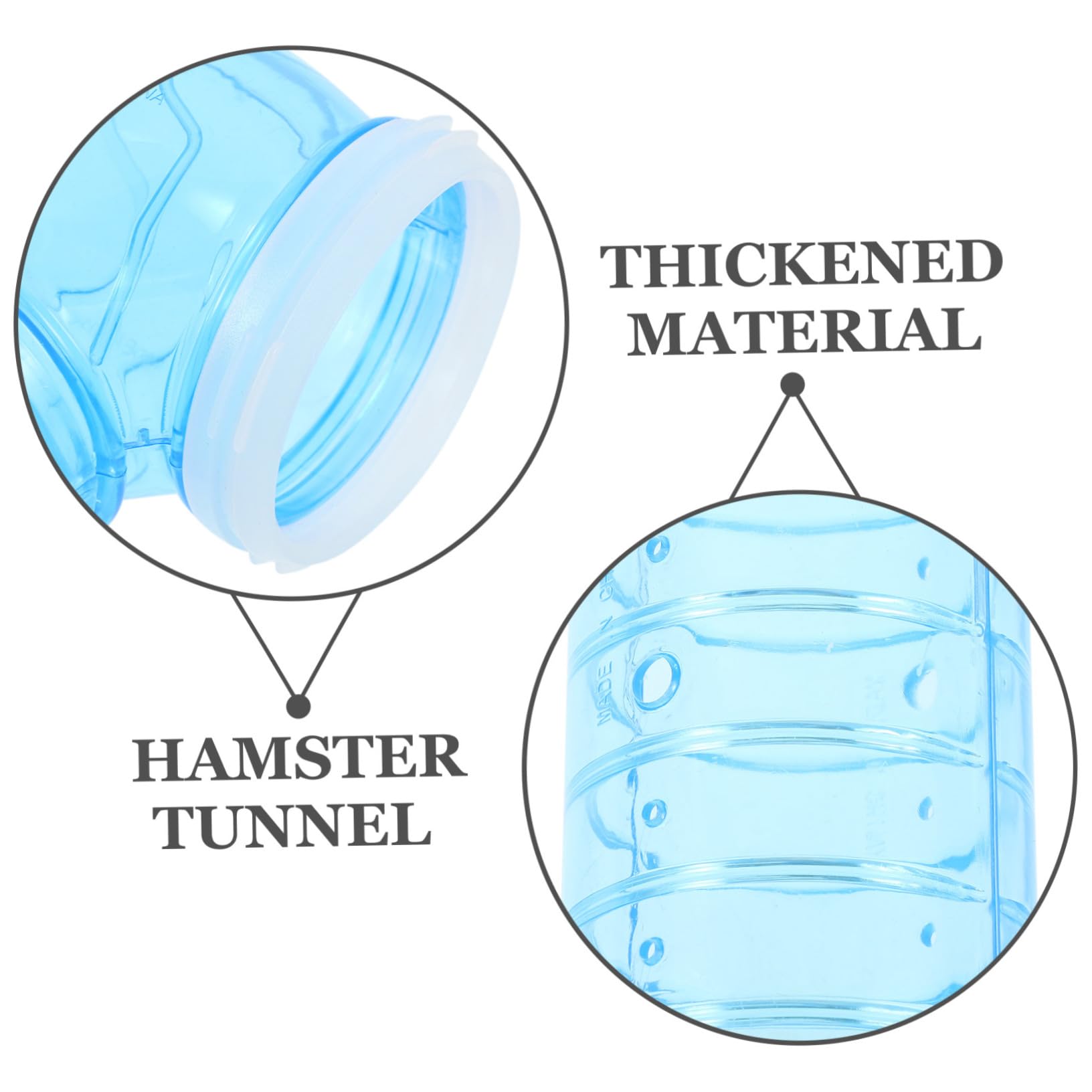 ibasenice 2 Sätze Hamsterkäfig Zubehör Teiliges Röhren Set DIY Maze Tunnel Erweiterung Langlebig Einfach zu Reinigen Erweiterbar für Kleintiere und Nager